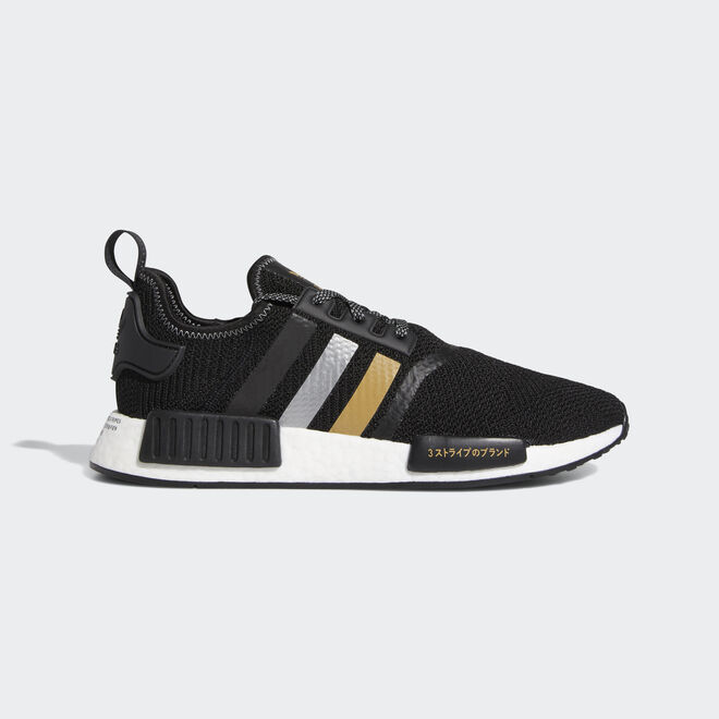 Adidas nmd r1 black and sales gold