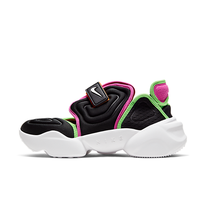 nike aqua rift black fire pink