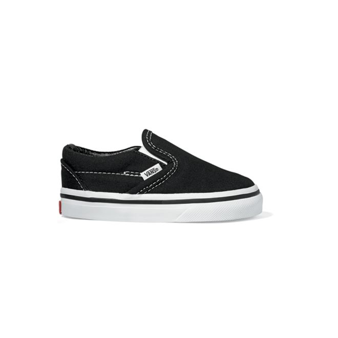Vans Classic Slip-On Black White (TD) | VN000EX8BLK | Sneakerjagers