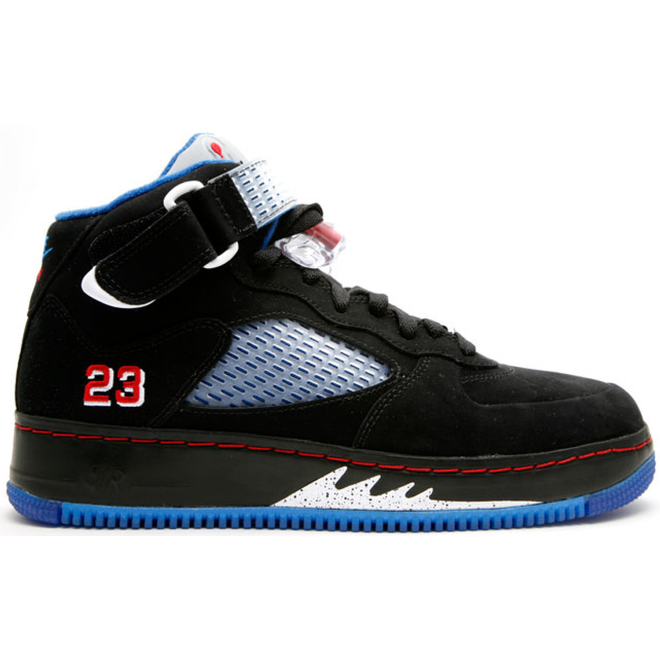 ajf 5 black varsity red