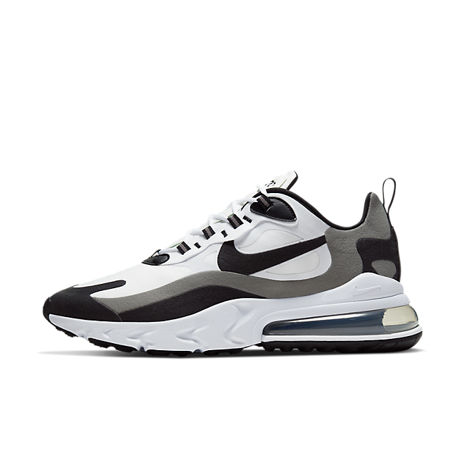 Nike Air Max 270 React White Black Metallic Pewter Ct1264 101 Sneakerjagers