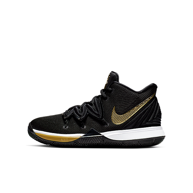 nike kyrie 5 black and gold
