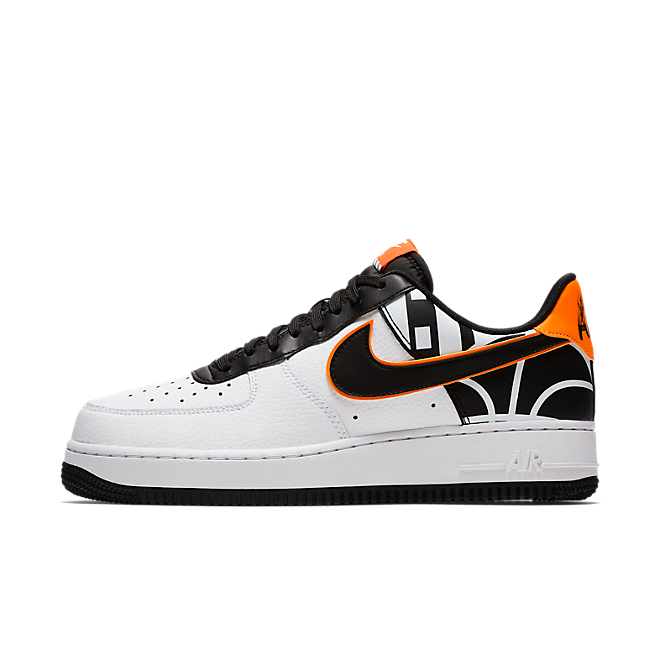 air force 1 low white black orange