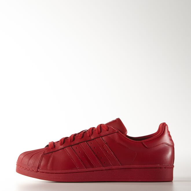 adidas superstar color red
