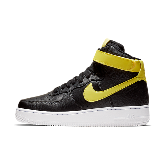 black and yellow air force 1 high