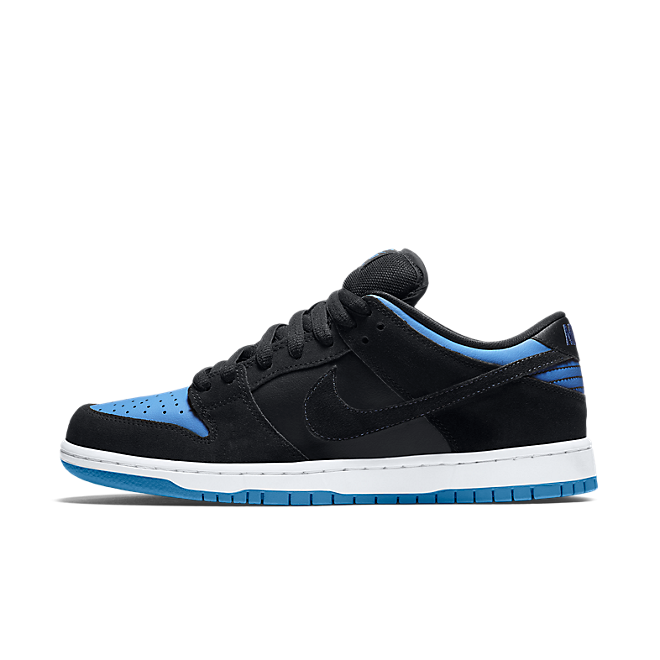 sb dunk low blue and black
