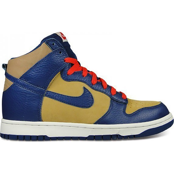 nike dunk high golden harvest meteor blue