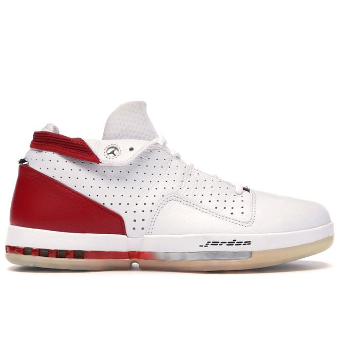 Jordan 16 clearance low white red