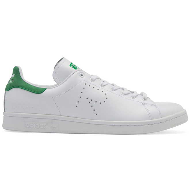 Adidas raf simons shop stan smith white green