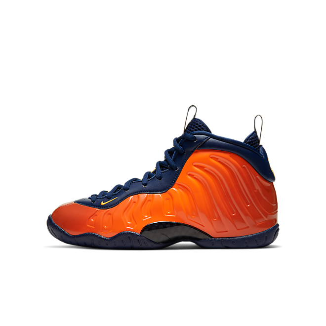 Orange and 2025 black foamposite