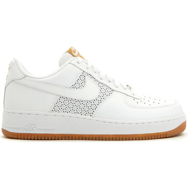 Nike Air Force 1 Low Perforated Sidepanels White Gum | 315122-992