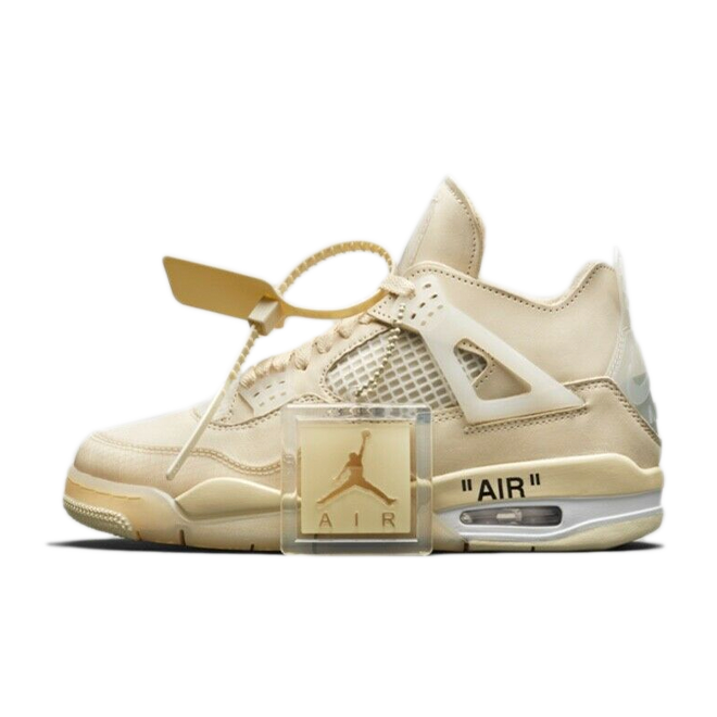 Off-White X Air Jordan 4 SP WMNS 'Sail'