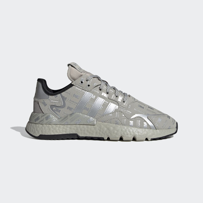 adidas nite jogger all white