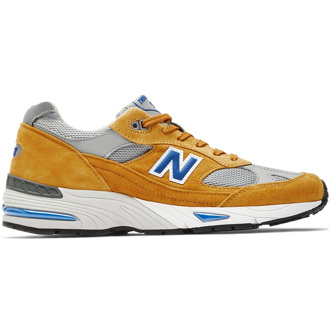 New Balance 991 Yellow Blue