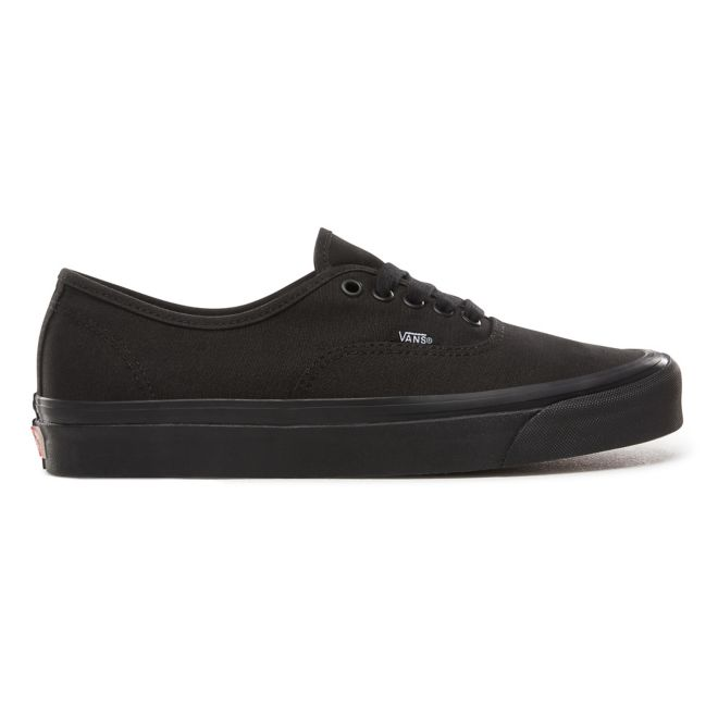 vans black authentic trainers