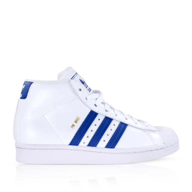 Adidas pro model on sale white and blue