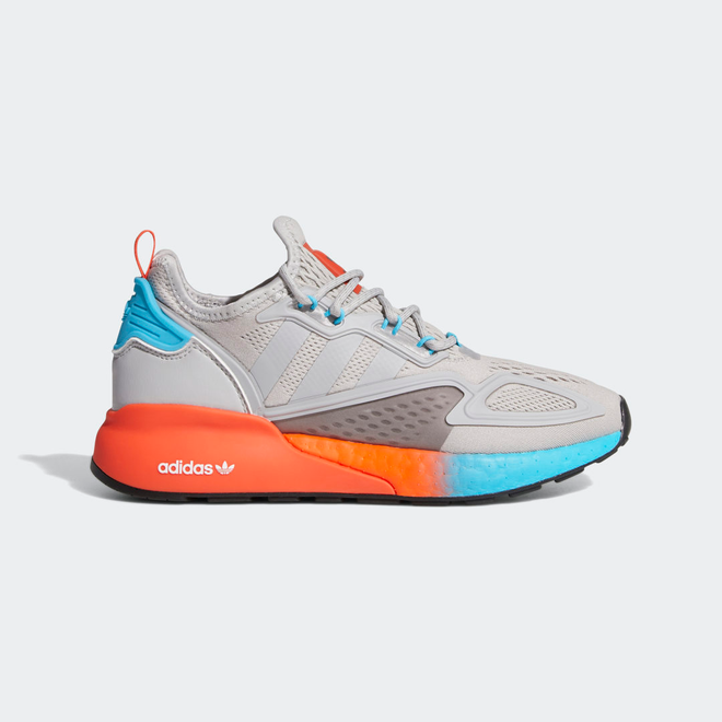 adidas ZX 2K Boost Grey Two Signal Cyan (W)