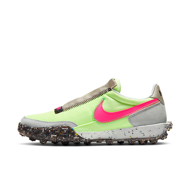 Nike Waffle Racer Crater 'Barely Volt/Pink Blast'