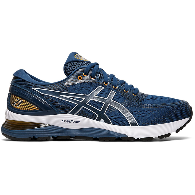 asics gel nimbus 21 mako blue