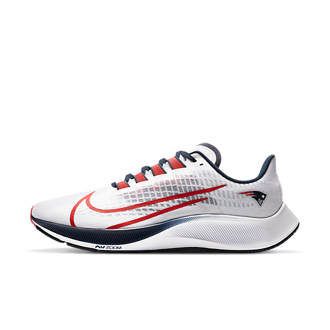 NEW Nike Air Zoom Pegasus 37 New England Patriots CZ5456-100 Men's Size  12.5 194276040157