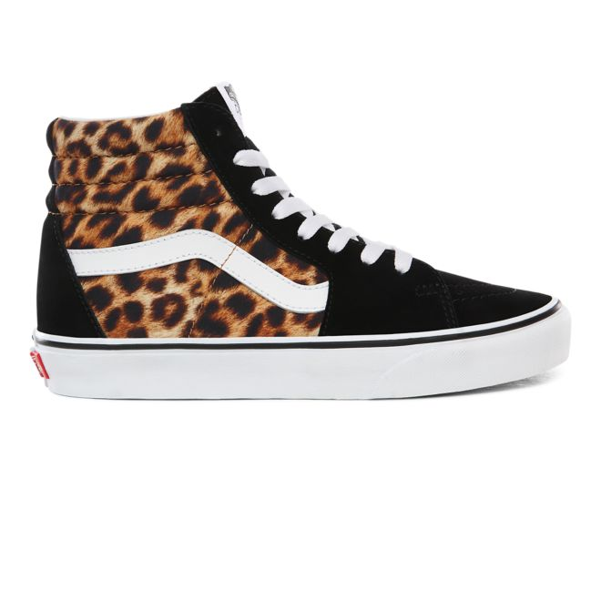 Leopard print clearance vans sk8 hi