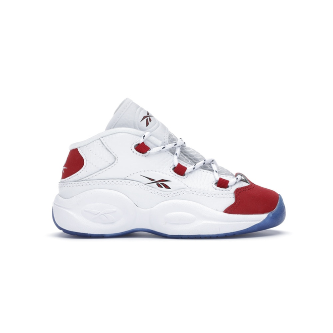 Reebok question mid red toe hot sale 25th anniversary