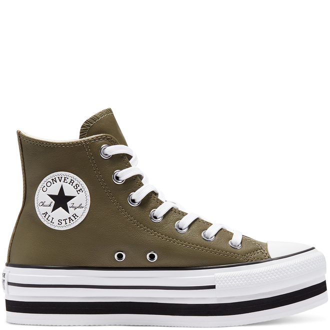 leather eva platform chuck taylor all star