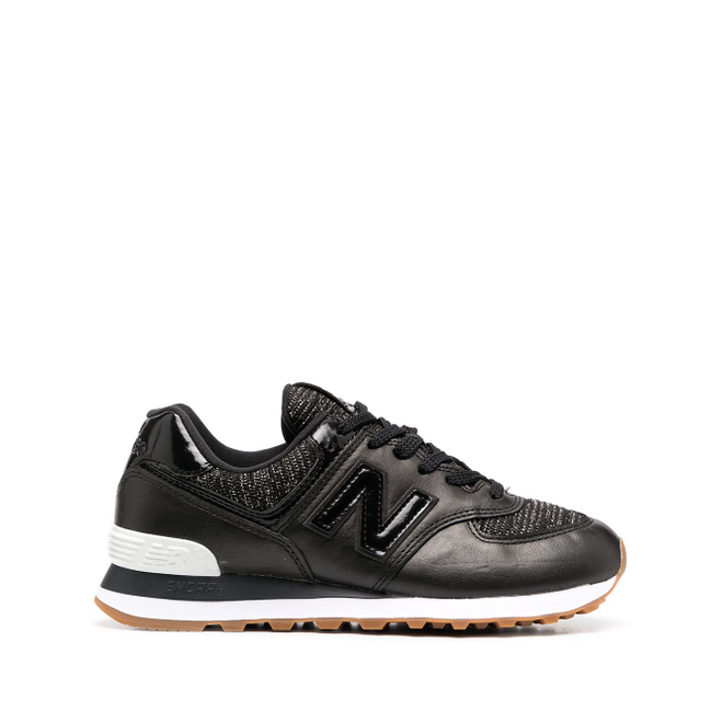 New Balance black low-top trainers | WL574PMD | Sneakerjagers