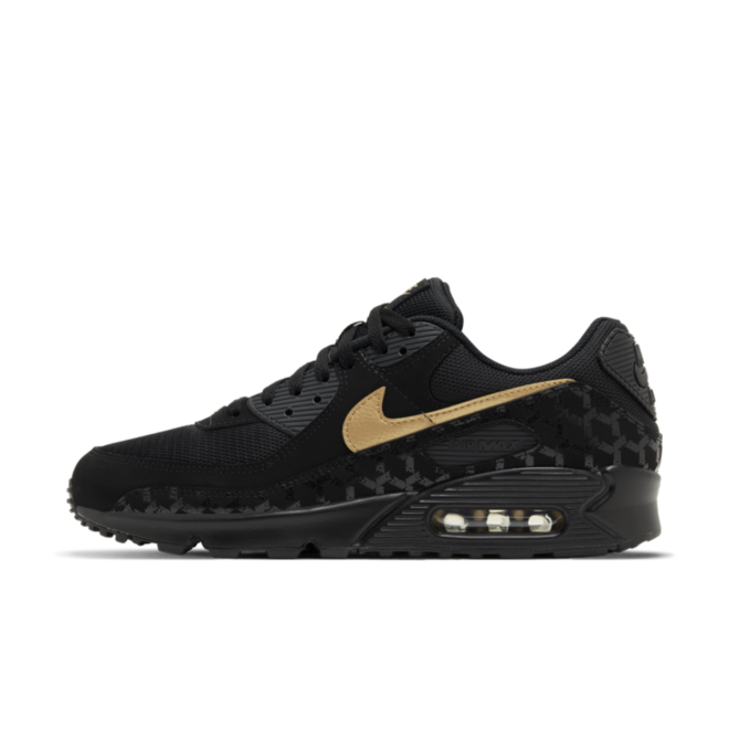 nike air max 90 gold black