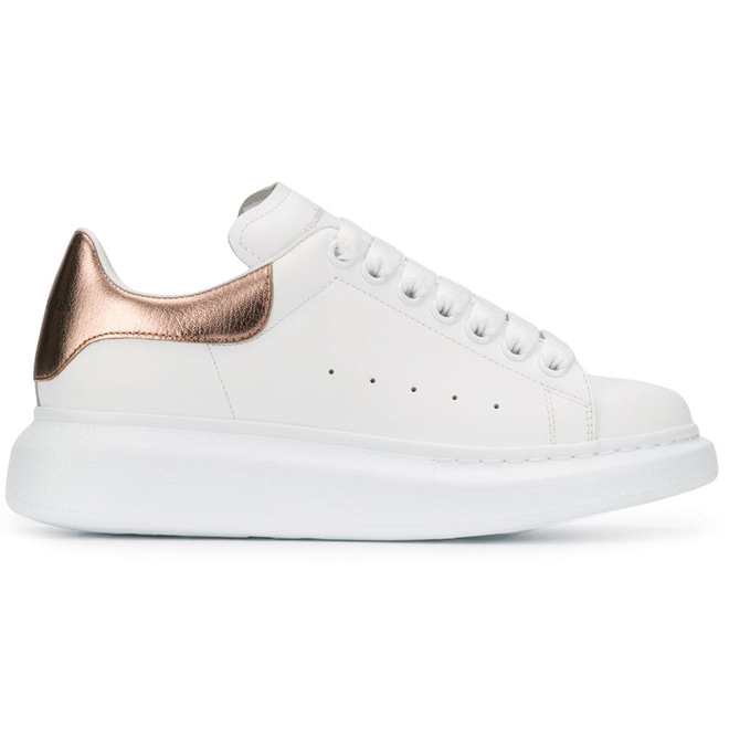 white and rose gold alexander mcqueen's