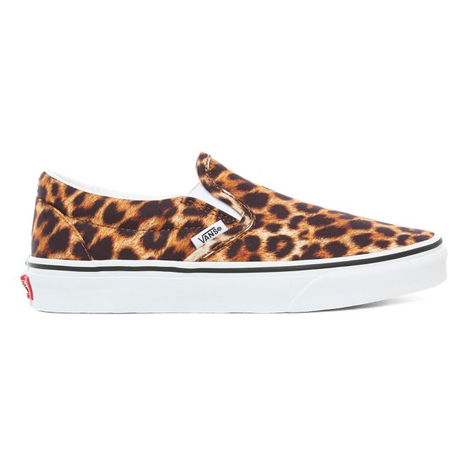 Vans leopard slip discount on