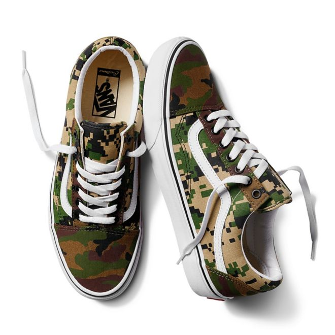 VANS Gepersonaliseerde Pixel Camo Old Skool