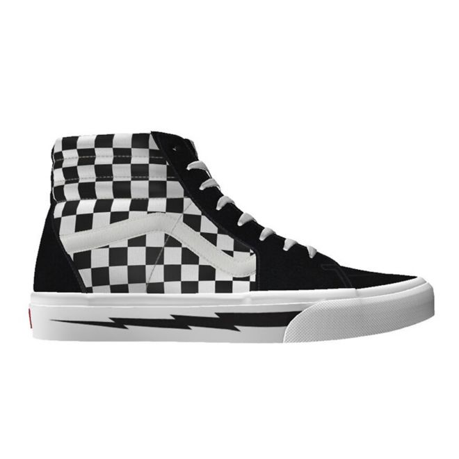 VANS Gepersonaliseerde Lightning Bolt Sk8hi CST886 Sneakerjagers