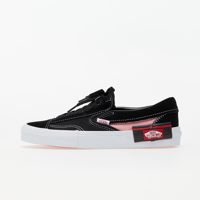 black canvas vans mens