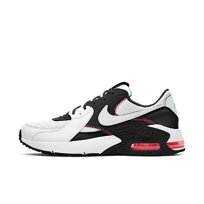 nike air max excee black and white