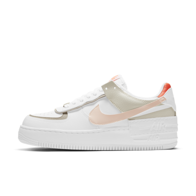 nike air force 1 shadow white crimson tint bright mango