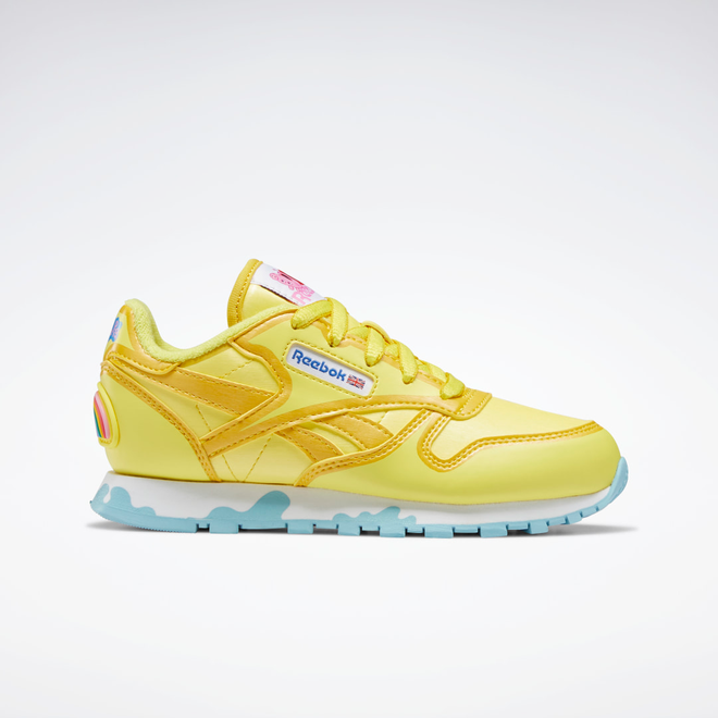 REEBOK Classic Leather Sneaker Kinder (H05207) in Gelb