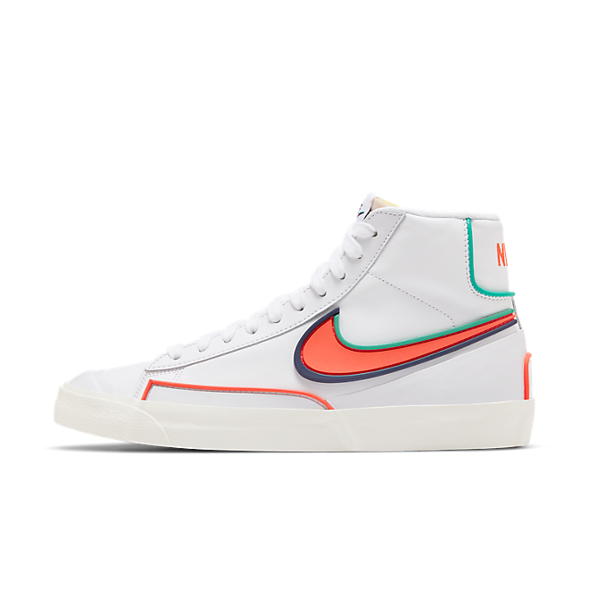 Nike Blazer Mid Infinite White Bright Crimson