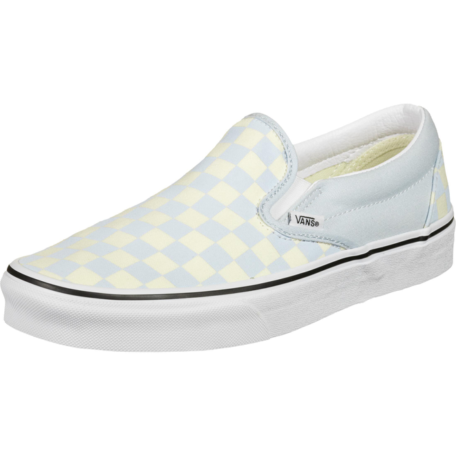 powder blue slip on vans