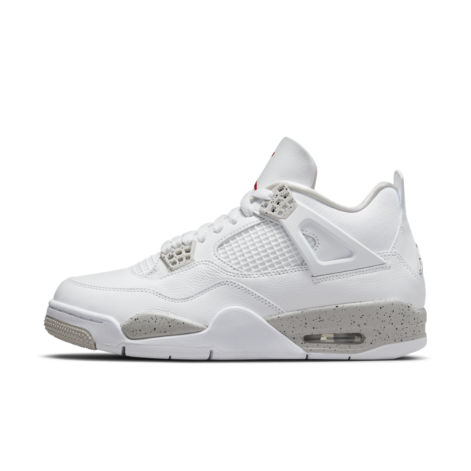 grey and white jordan 4