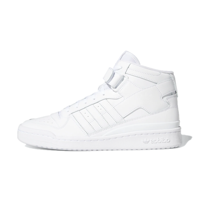 adidas forum mid triple white