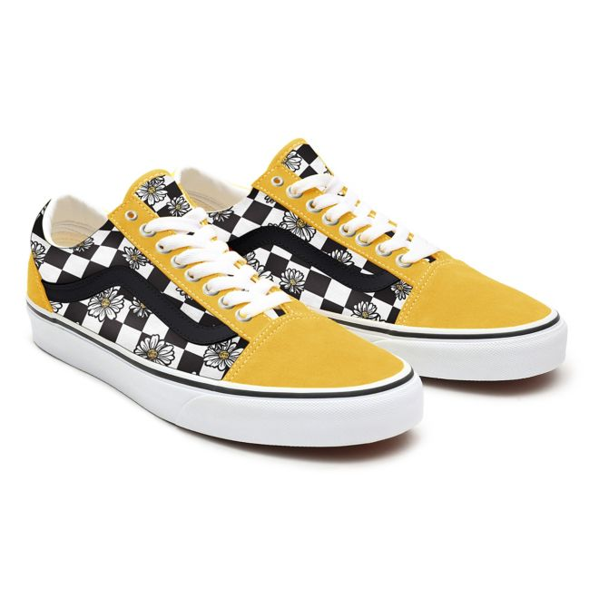 VANS Gepersonaliseerde Recycled Materials Daisy Checkerboard Old Skool