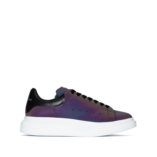 alexander mcqueen iridescent transparent oversized sneakers