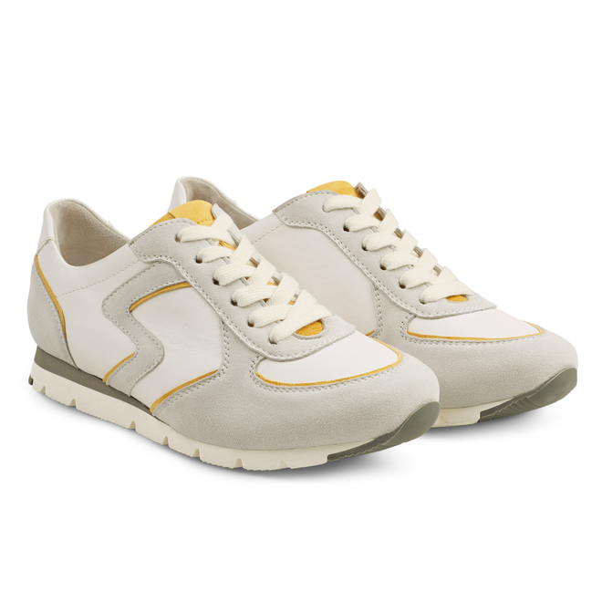 LaShoe Premium Sneaker Colourline 'Weiẞ/Gelb'