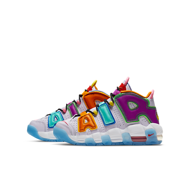 Nike Air More Uptempo GS outlet Multi-Color DH0624-500 Youth Size 7Y CU29