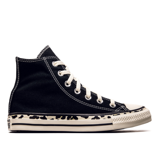 Jual SEPATU SNEAKERS Wanita CONVERSE Wmns Chuck Taylor Edged Leopard Print  High Top Black Original | Termurah di Indonesia | Ncrsport.com