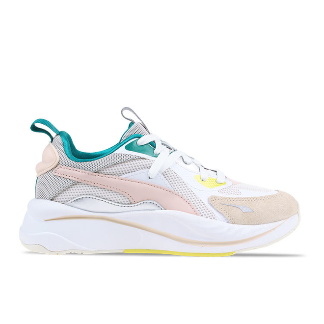 Puma RS-Curve Wit/Roze Dames | 380659-01 | Sneakerjagers