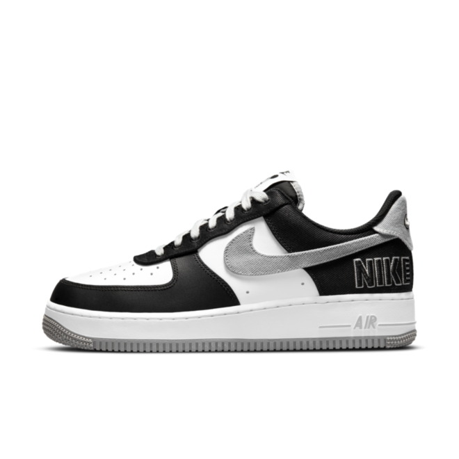 nike air force 1 wit met grijs