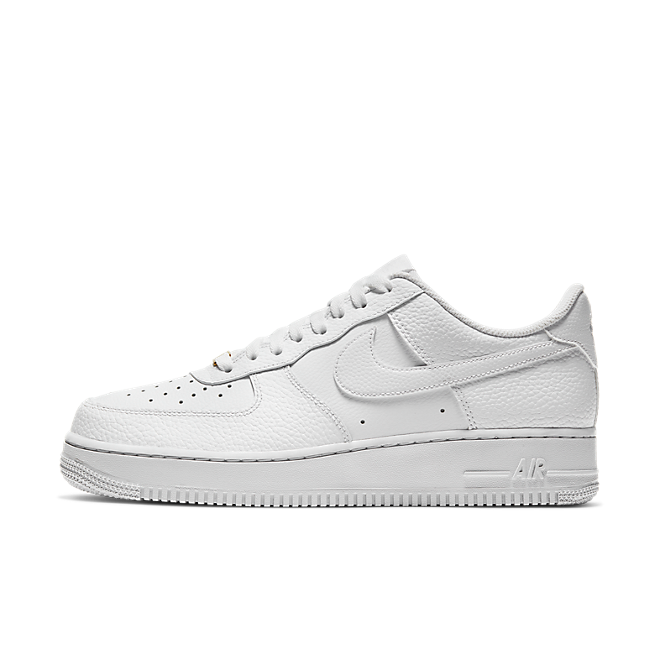 Nike Air Force 1 Low Triple White Tumbled Leather | CZ0326-101 ...