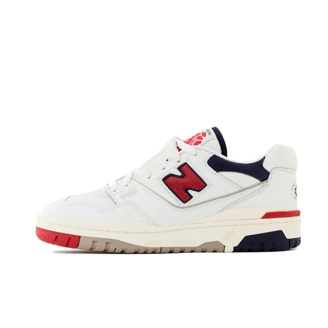 aime leon dore x new balance 550 white navy